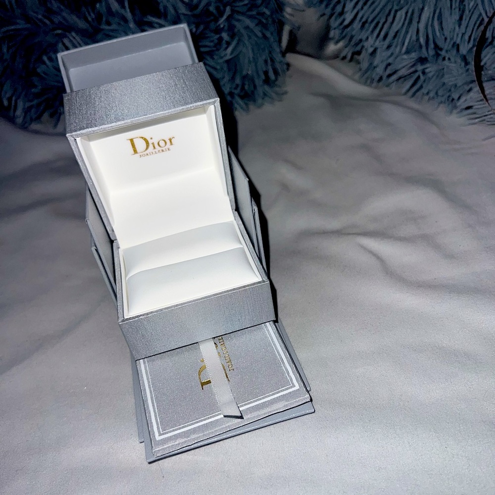 Authentic Small Dior Ring Holder Jewelry Box (Empty)